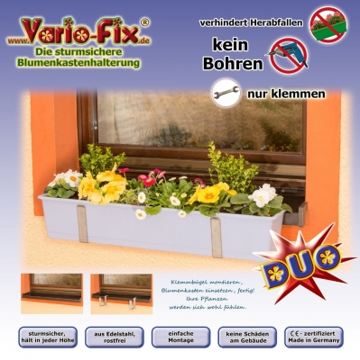 Blumenkastenhalter Vario-Fix DUO 15