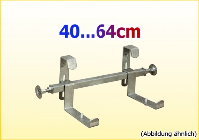 Blumenkastenhalter Spezial / 1 Paar HB 12cm / FLB 40...64cm