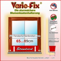 Blumenkastenhalter Standard / 1 Paar HB 12cm / FLB 65...89cm
