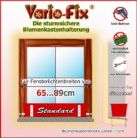 Blumenkastenhalter Standard / 1 Paar HB 15cm / FLB 65...89cm
